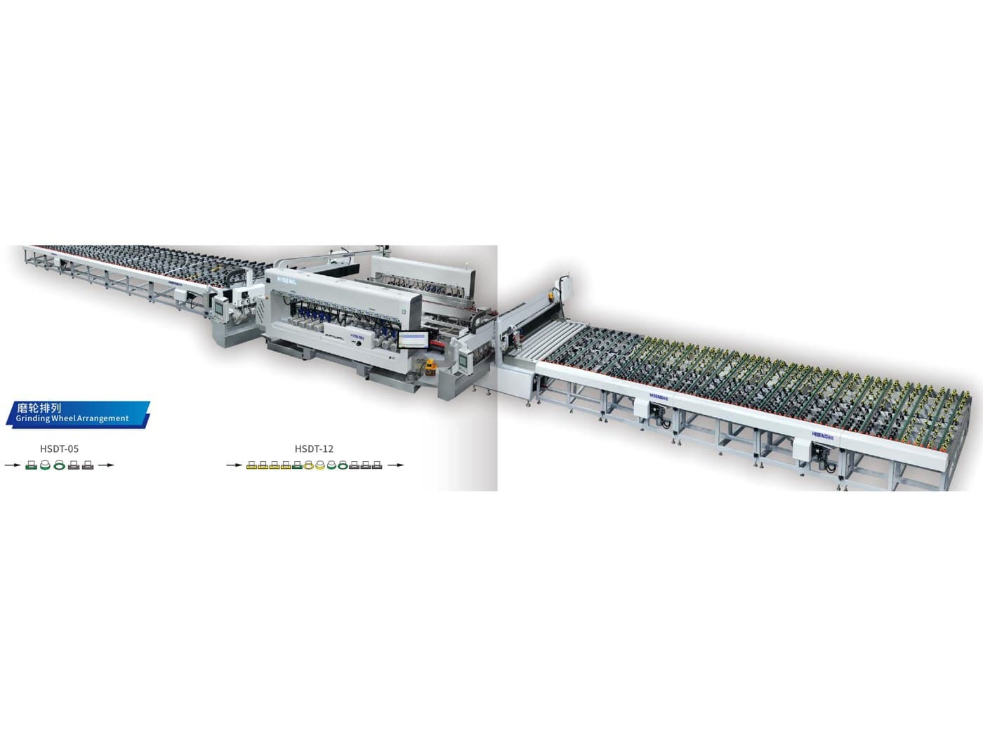 Hiseng HSDT Jumbo Glass Bilateral Edger Line