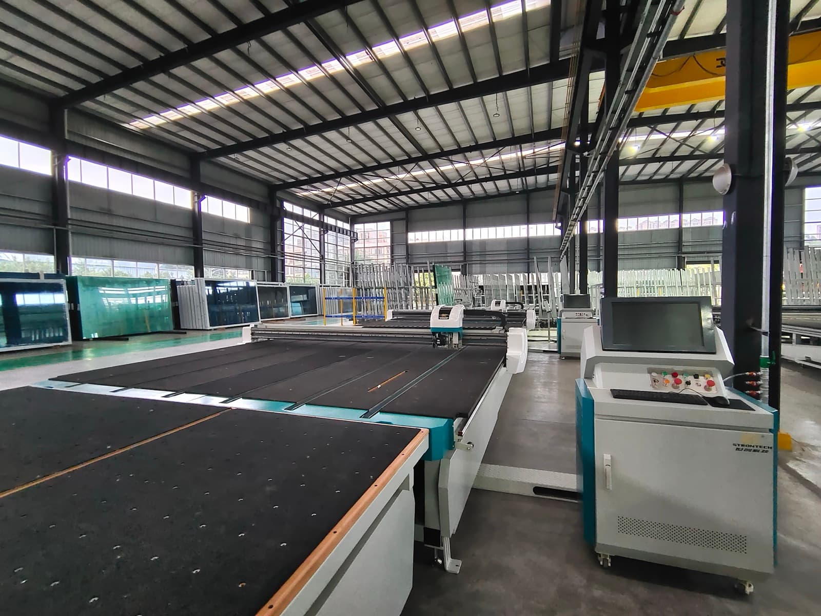 SC-G cutting line — full length on the shop floor