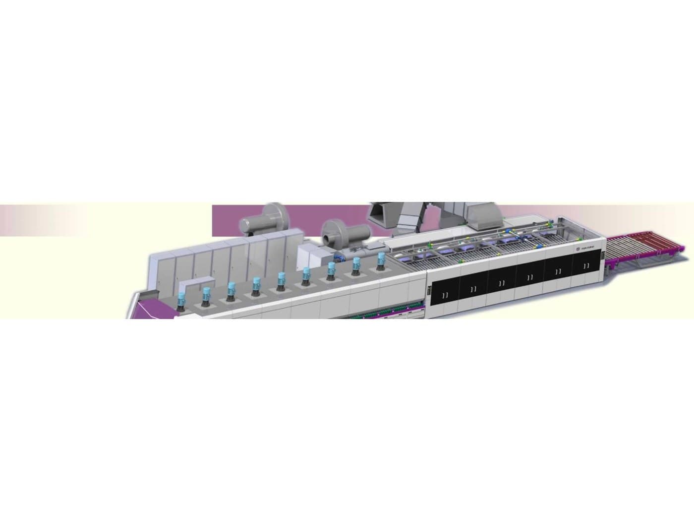 Yuntong B Series Thin Glass Tempering System